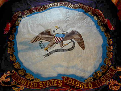 The 3rd United States Colored Troops - Regimental Flag Back